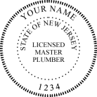 New Jersey Licensed Master Plumber Seal